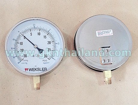 "WEKSLER" Compound gauge Model : EA14MJ 30-0-30 psi & -76-0-2 kg/cm2